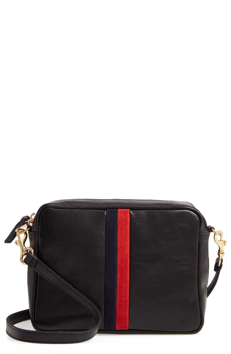 Clare V. Midi Sac Leather Crossbody Bag, Main, color,