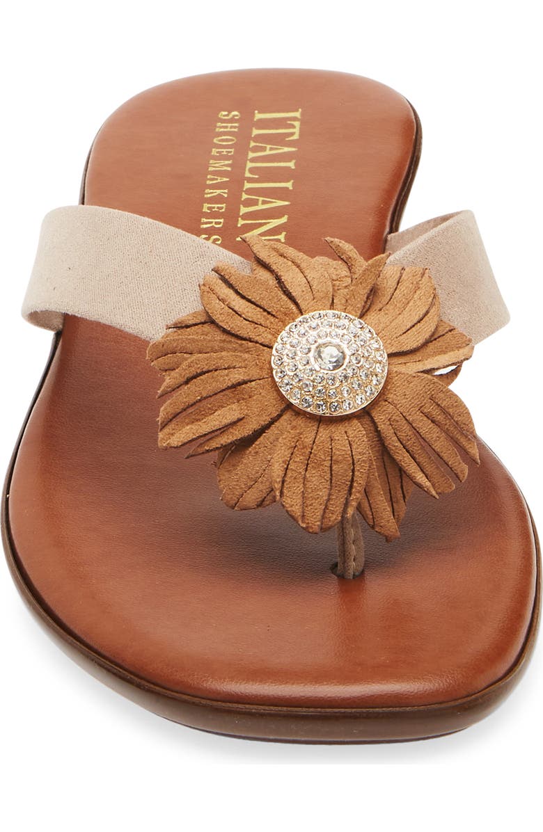 ITALIAN SHOEMAKERS Olaina Flower Sandal, Alternate, color,