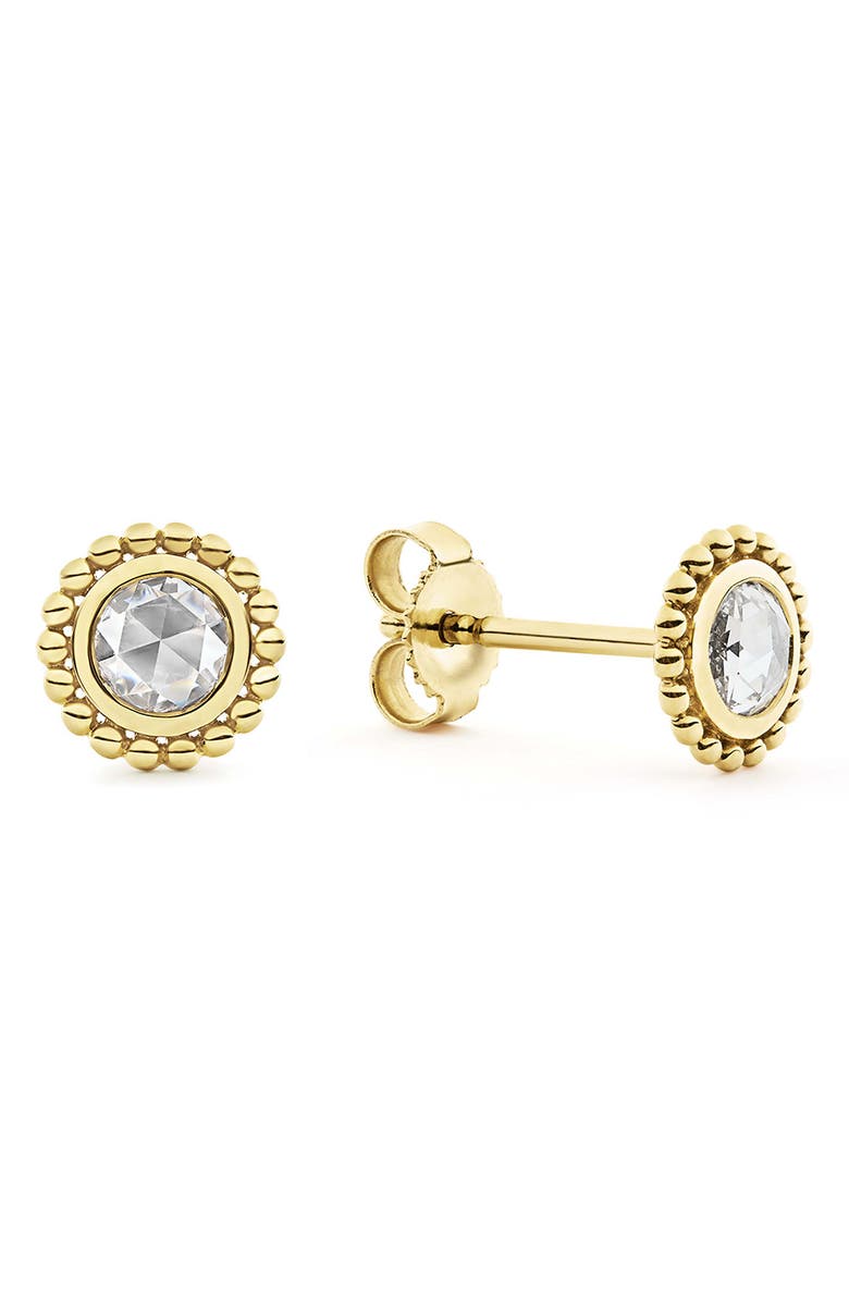 LAGOS Covet Rose Cut Diamond Stud Earrings, Main, color, 