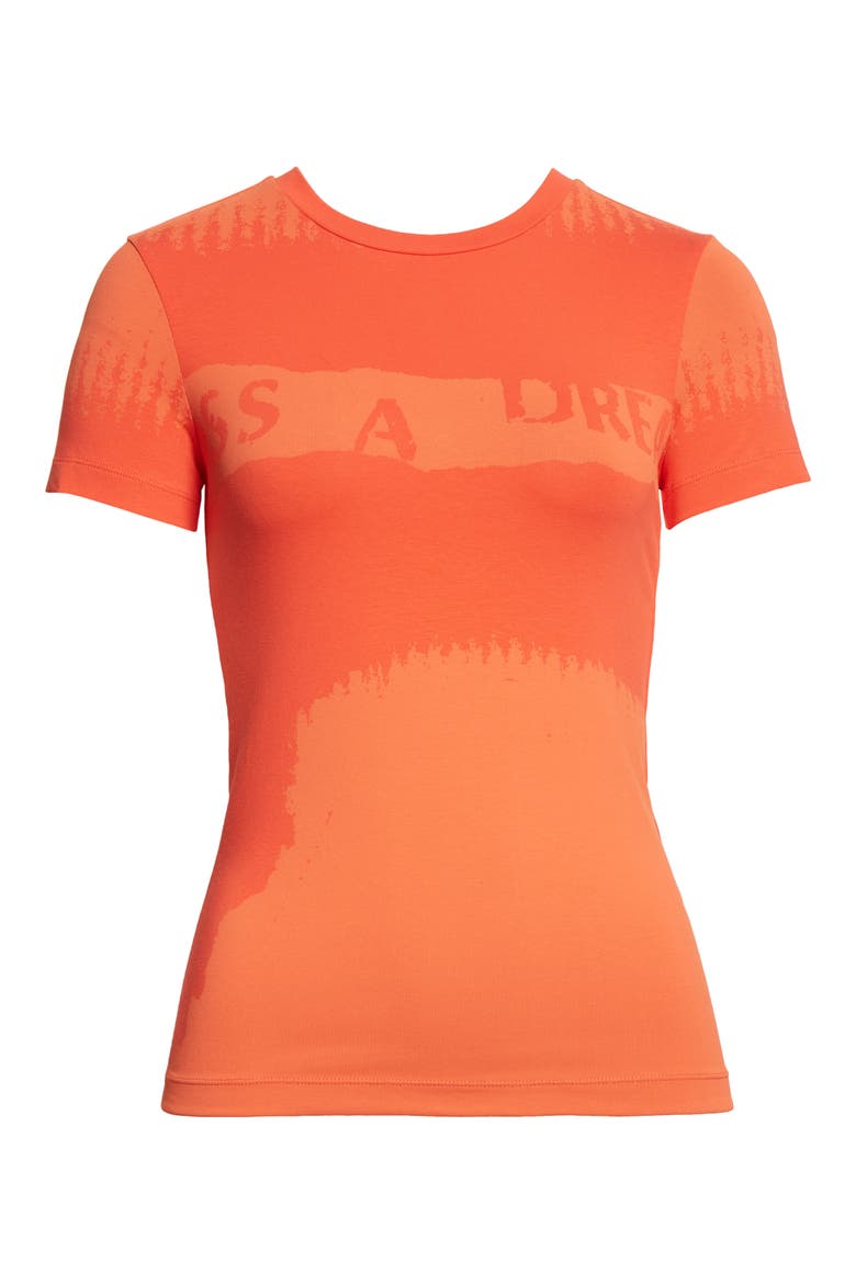 Dreamy Stretch Organic Cotton T-Shirt, Alternate, color, RED