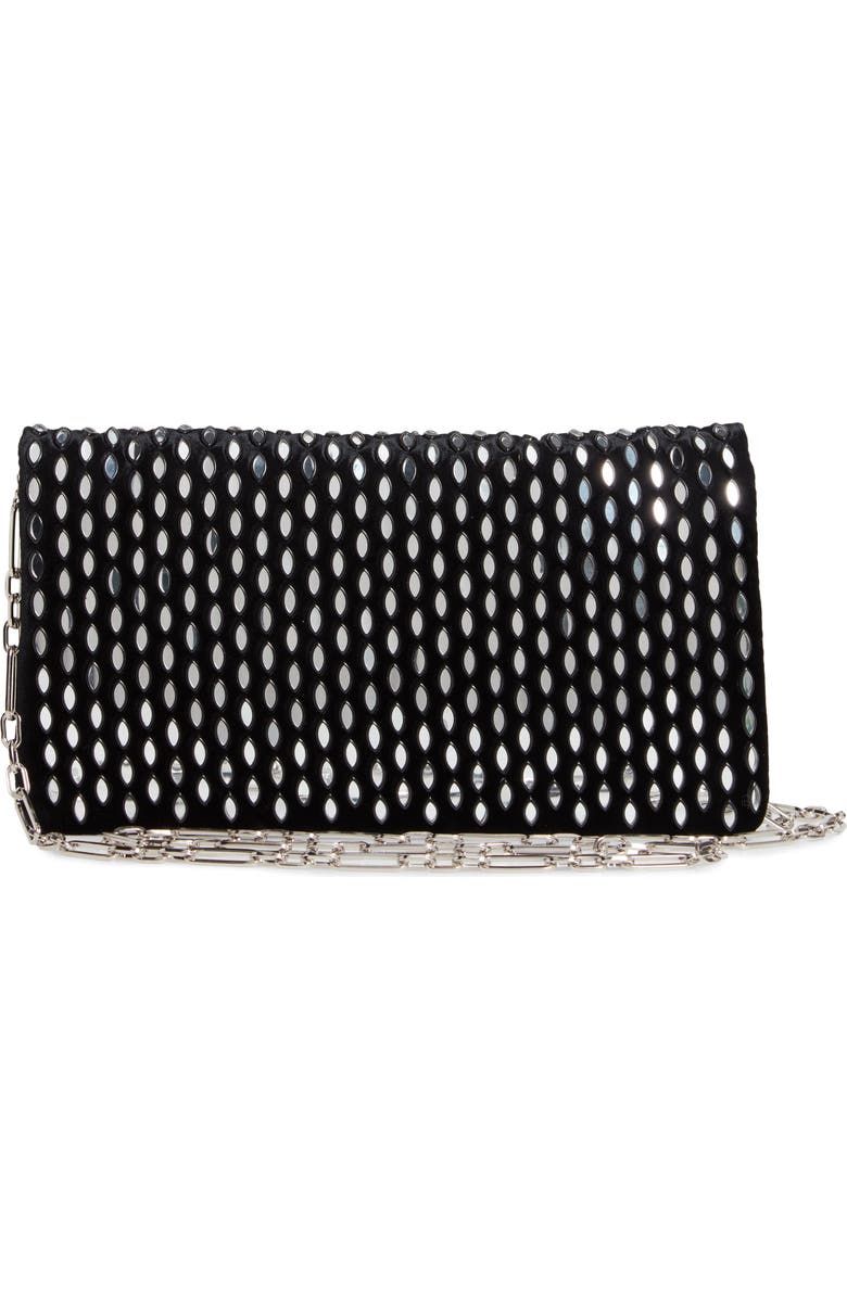 Jimmy Choo Titania Embellished Velvet Clutch, Alternate, color,