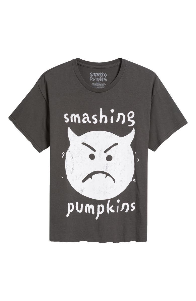Merch Traffic Smashing Pumpkins Vampire Crop Cotton Graphic T-Shirt, Alternate, color,