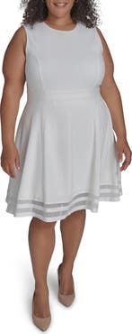 Calvin Klein Scuba Crepe Dress