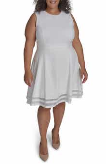 Calvin Klein Scuba Crepe Dress