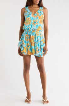 Ramy Brook Laila Floral Sleeveless Minidress