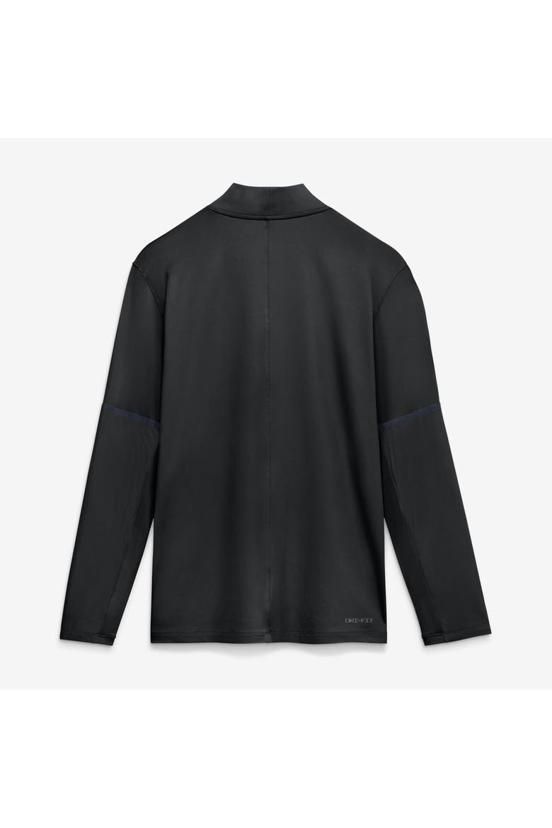 Men's Nike Black Duke Blue Devils 2026 Sideline Midweight Half-Zip Dri-FIT Pullover, Alternate, color, Black