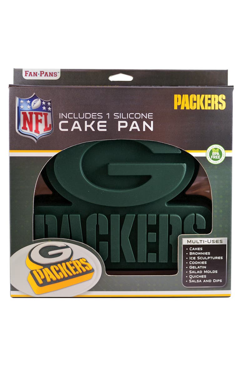 Green Bay Packers Cake Pan, Main, color, Green