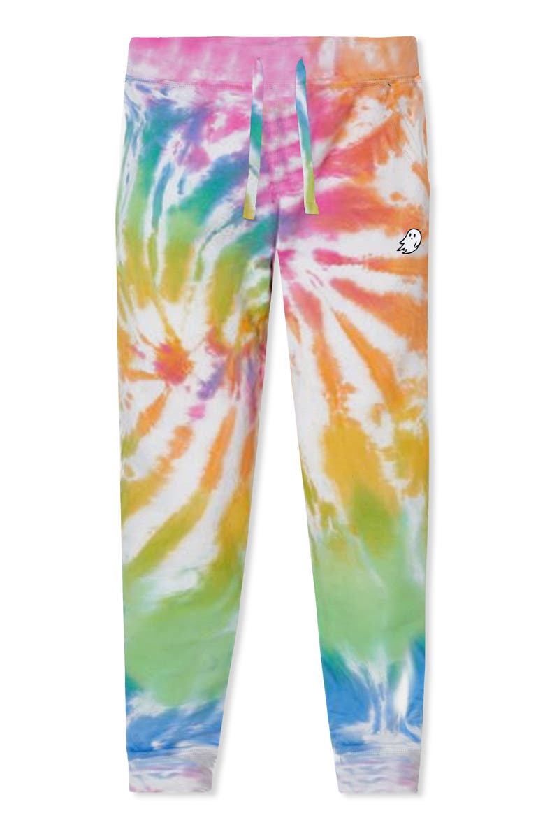 Mens Ghost Tie Dye Fleece Jogger Pant, Main, color, Eternity
