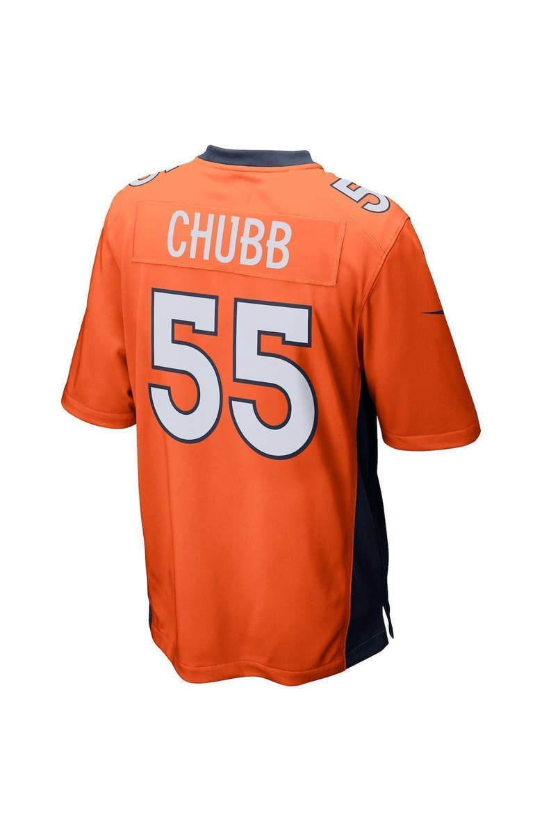 Nike Men's Nike Bradley Chubb Orange Denver Broncos Game Jersey, Alternate, color, 