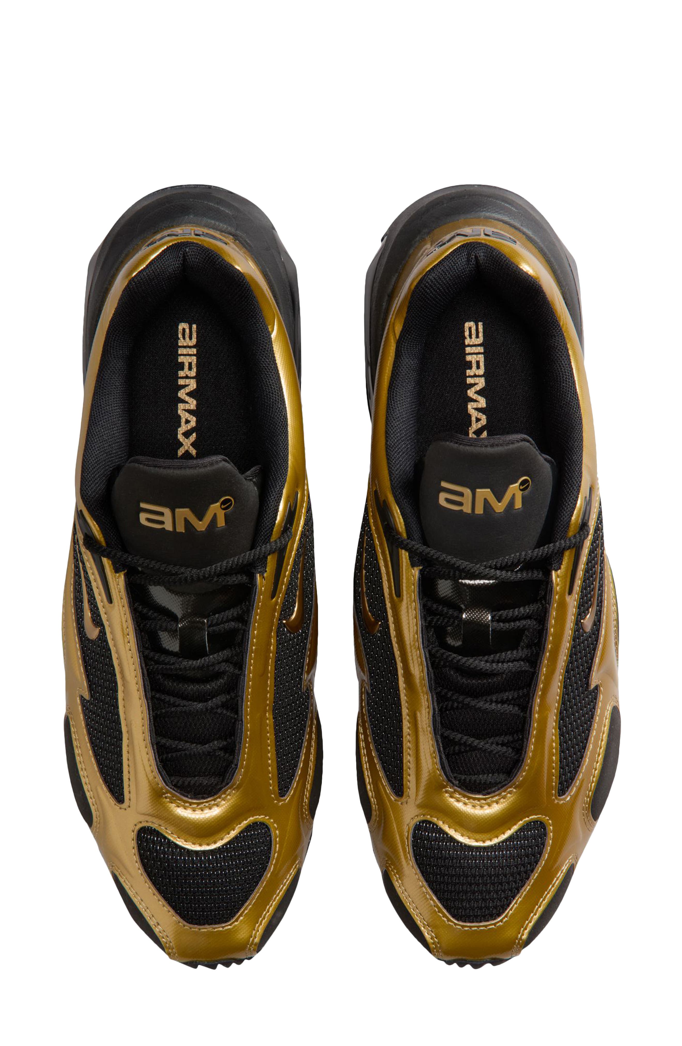 Nike Air Max Muse Sneaker, Alternate, color, Metallic Gold/ Black
