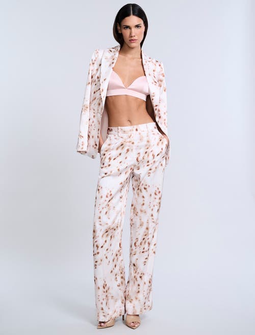 Bcbg Animal Print Relaxed Pant In Multi