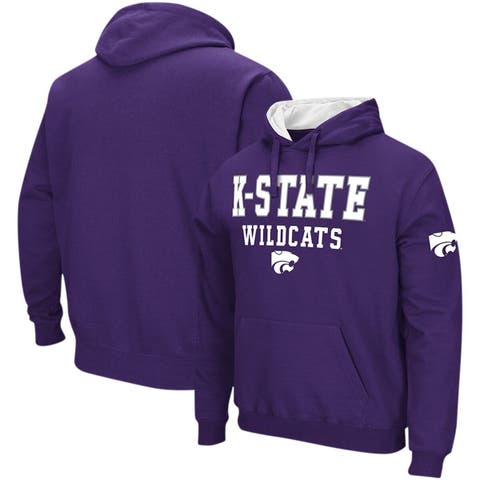 Men's Colosseum Purple Kansas State Wildcats Sunrise Pullover Hoodie