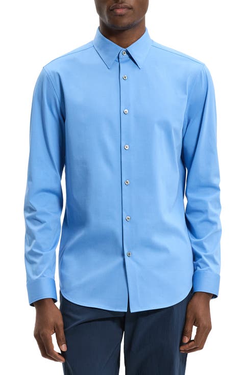 Sylvain ND Structure Knit Button-Up Shirt