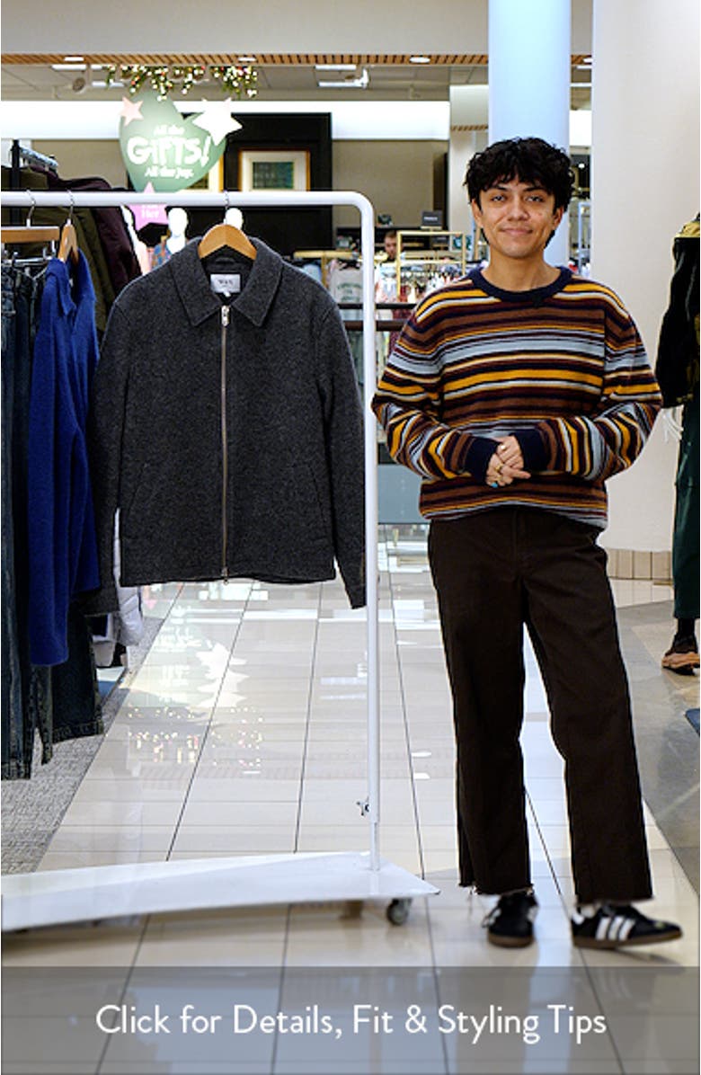 Eldon Boiled Wool Zip Jacket, sales video thumbnail