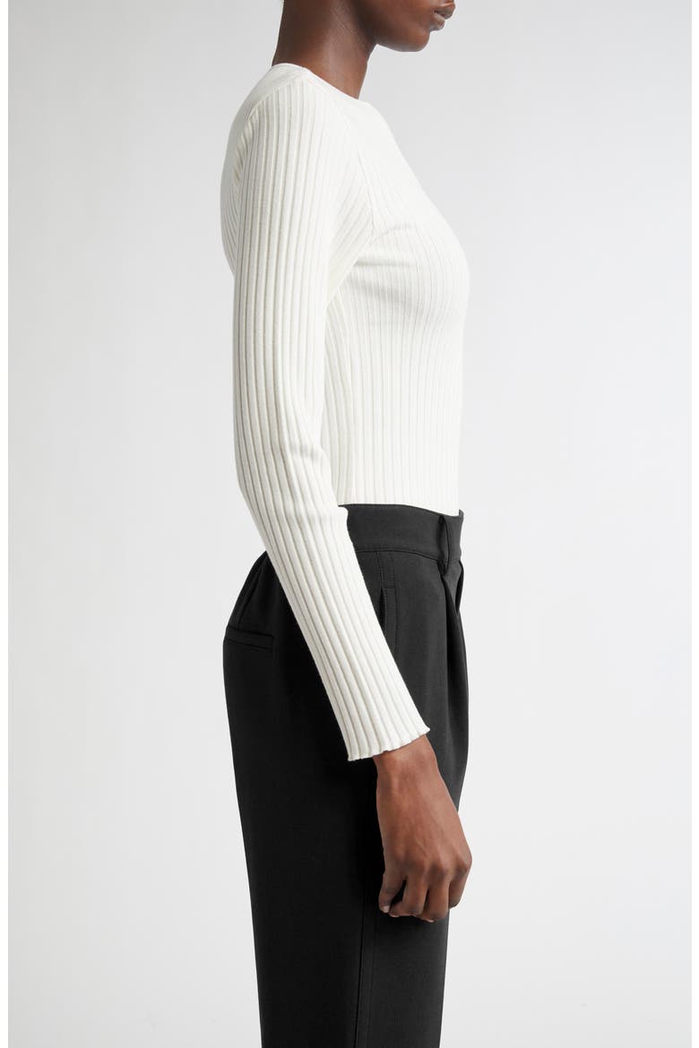 Long Sleeve Rib Henley, Alternate, color, WHITE