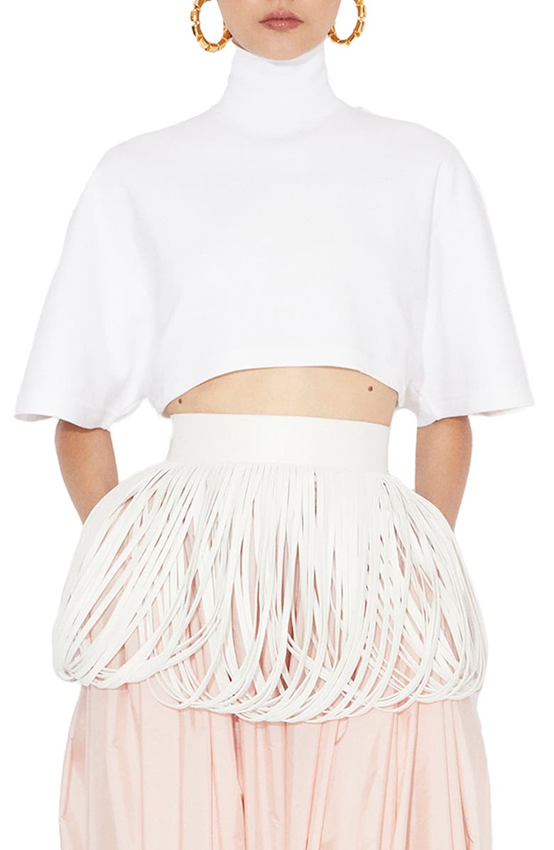 Alaïa High Neck T-Shirt, Main, color,