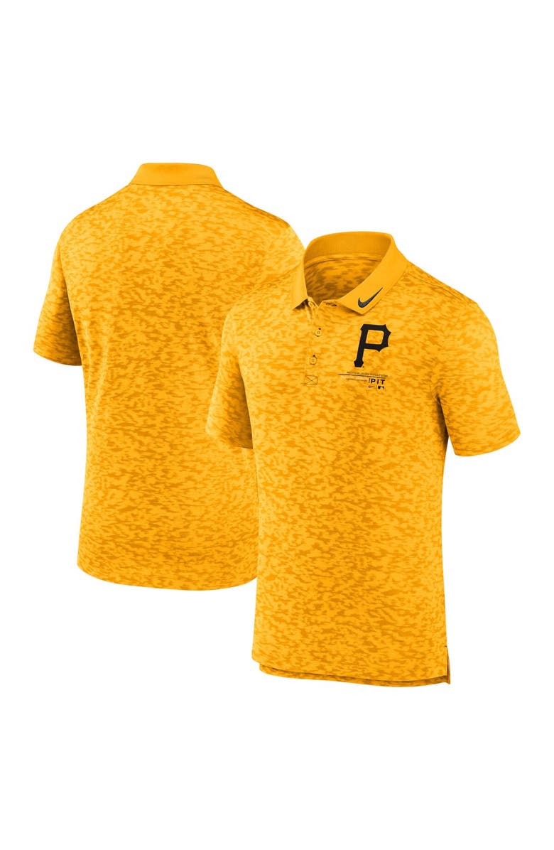 Nike Men's Nike  Gold Pittsburgh Pirates Next Level Performance Polo, Main, color, 