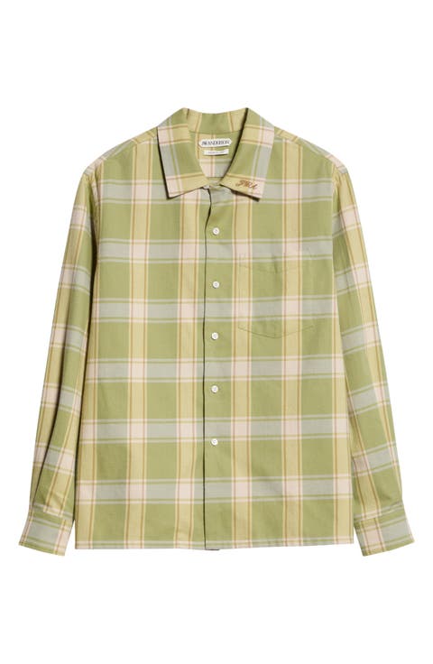 Check Cotton Camp Shirt
