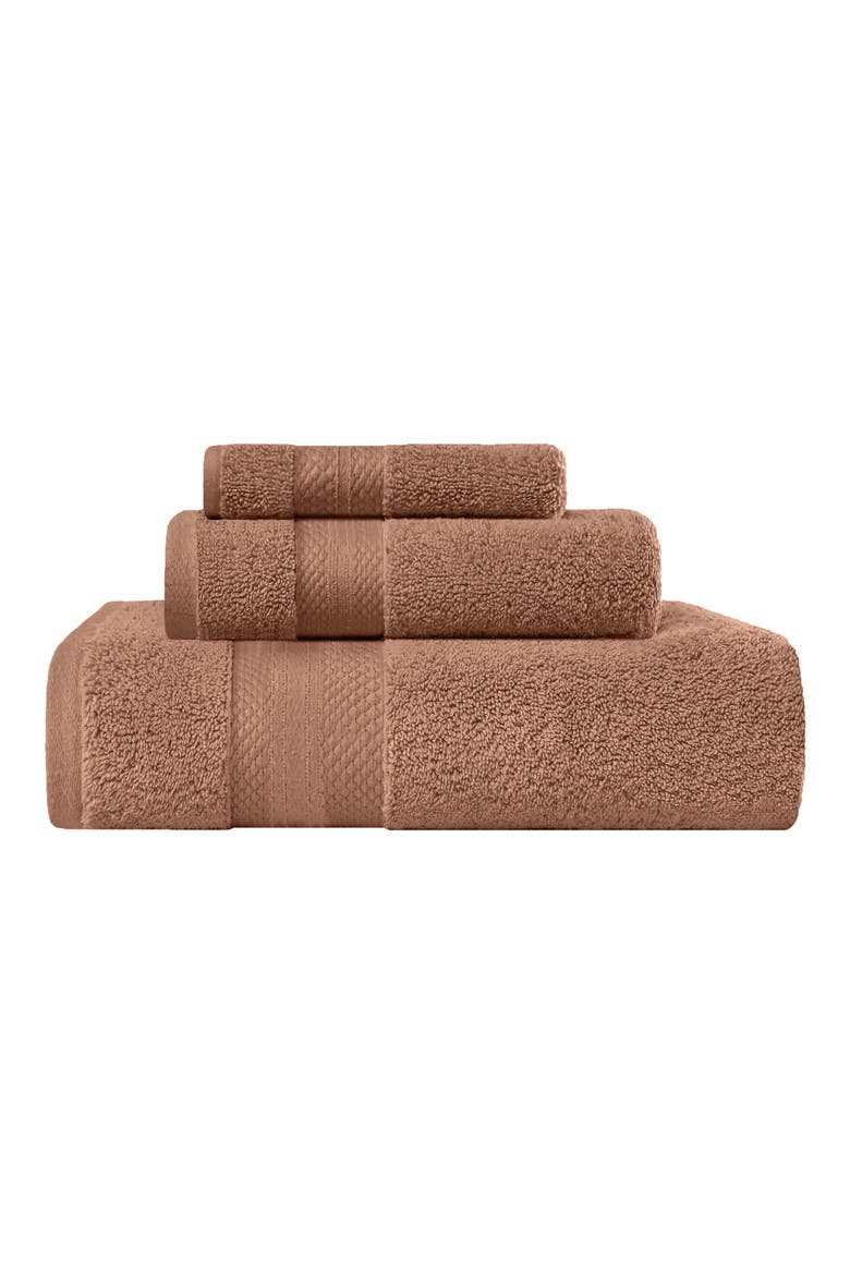Aria 3-Piece Turkish Cotton Towel Set, Main, color, TAUPE