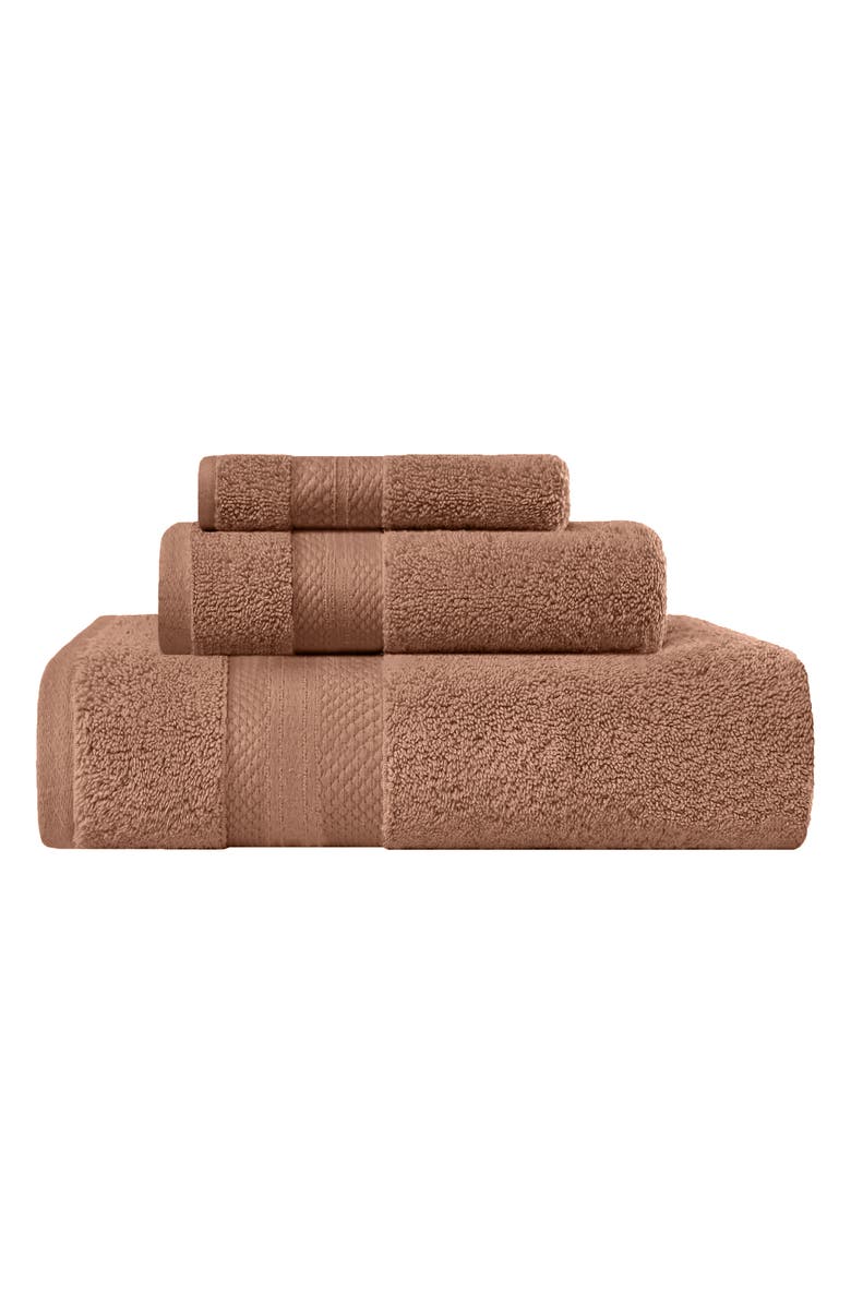 Superior Aria 3-Piece Turkish Cotton Towel Set, Main, color, Taupe