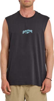 Quiksilver Diamond Arch Sleeveless Cotton Graphic T-Shirt