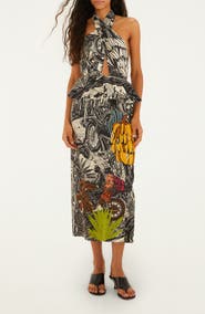 FARM Rio Ruta Embroidered Maxi Dress