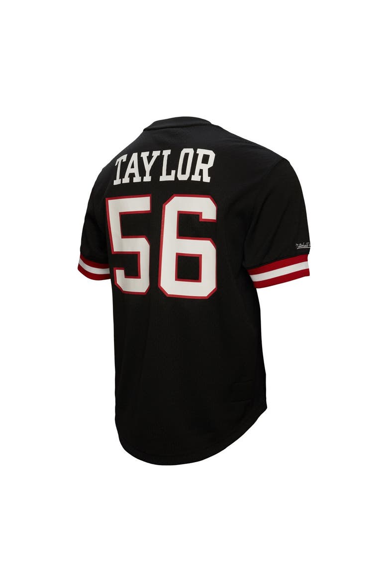 Men's Mitchell & Ness Lawrence Taylor Black New York Giants Retired Player Name & Number Mesh Top, Alternate, color, Black