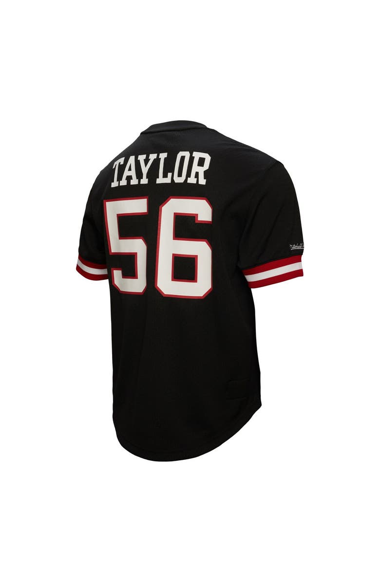 Mitchell & Ness Men's Mitchell & Ness Lawrence Taylor Black New York Giants Retired Player Name & Number Mesh Top, Alternate, color, Black
