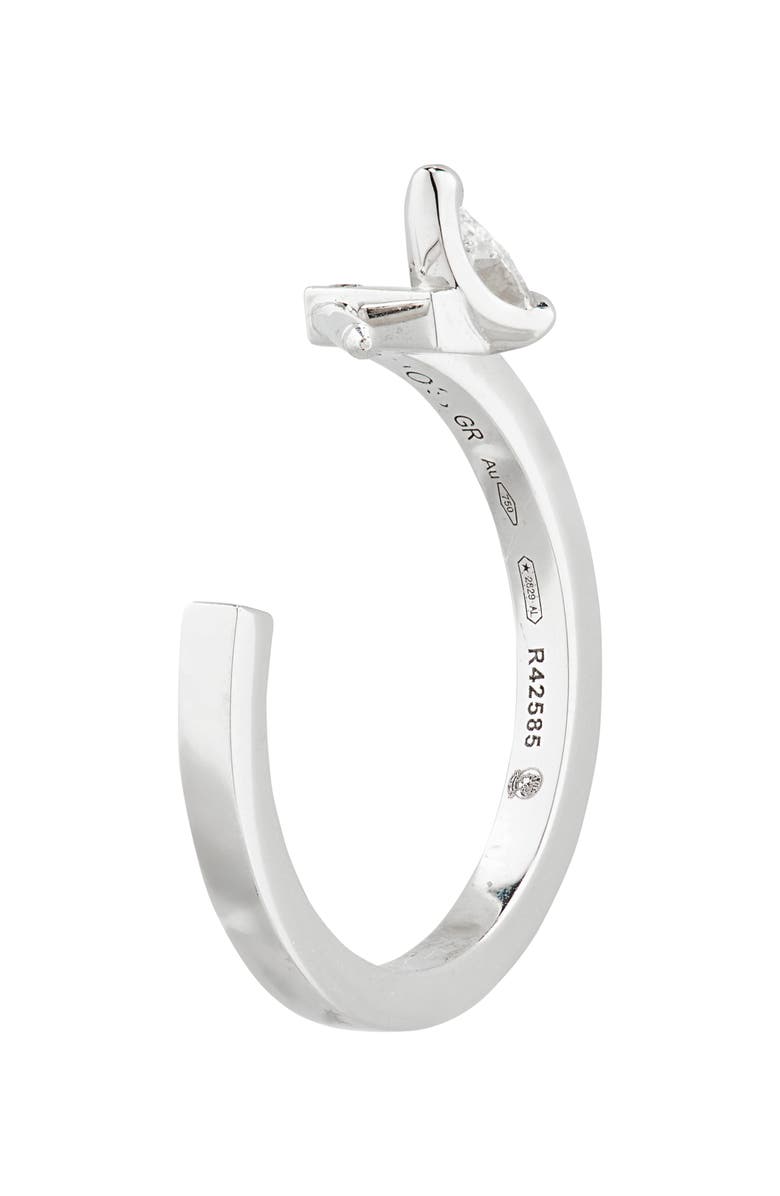 REPOSSI Serti Sur Vide Diamond Single Earring, Alternate, color, White Gold