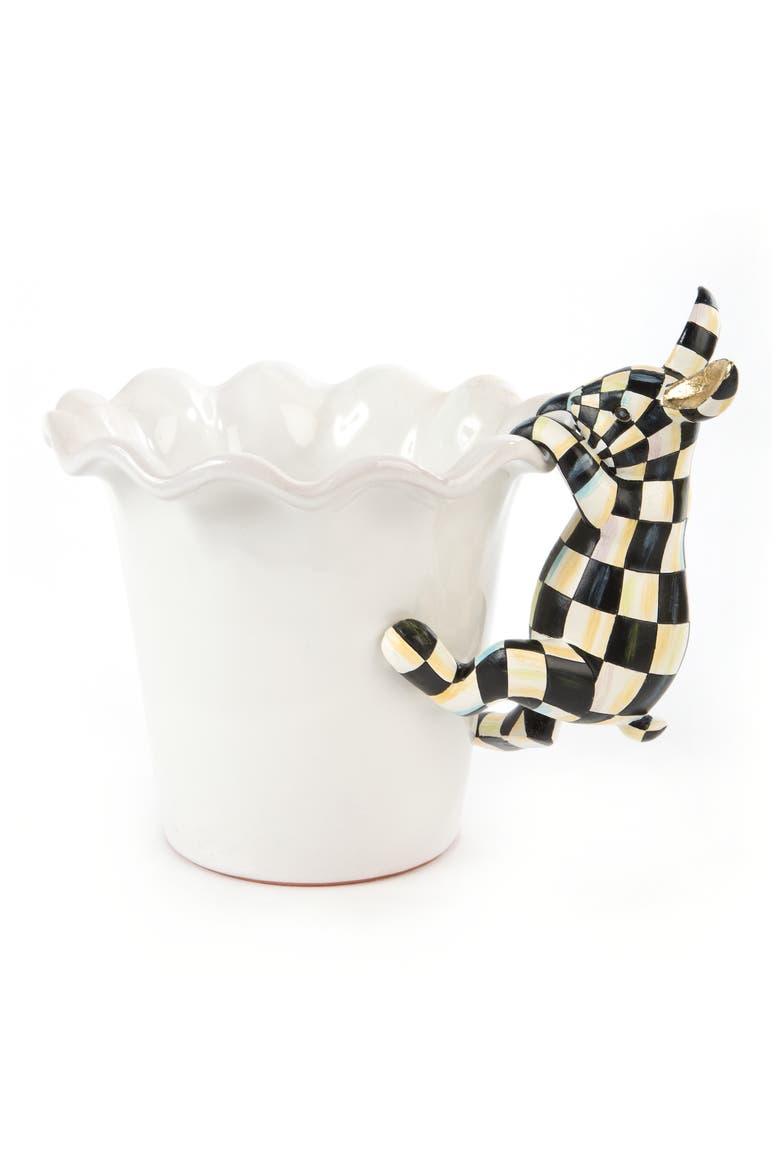 Funny Bunny Pot Climber, Alternate, color, BLACK