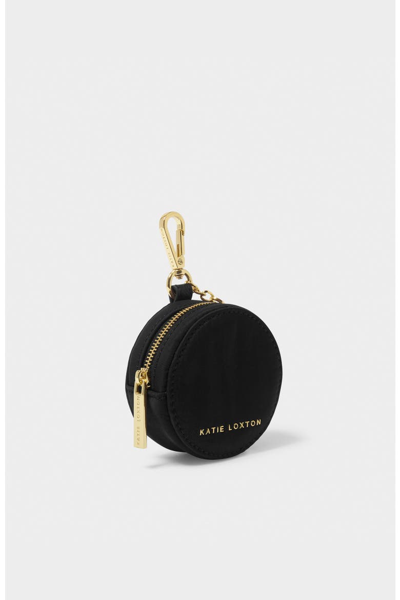 Nylon-Luxe Clip On Purse, Alternate, color, Black