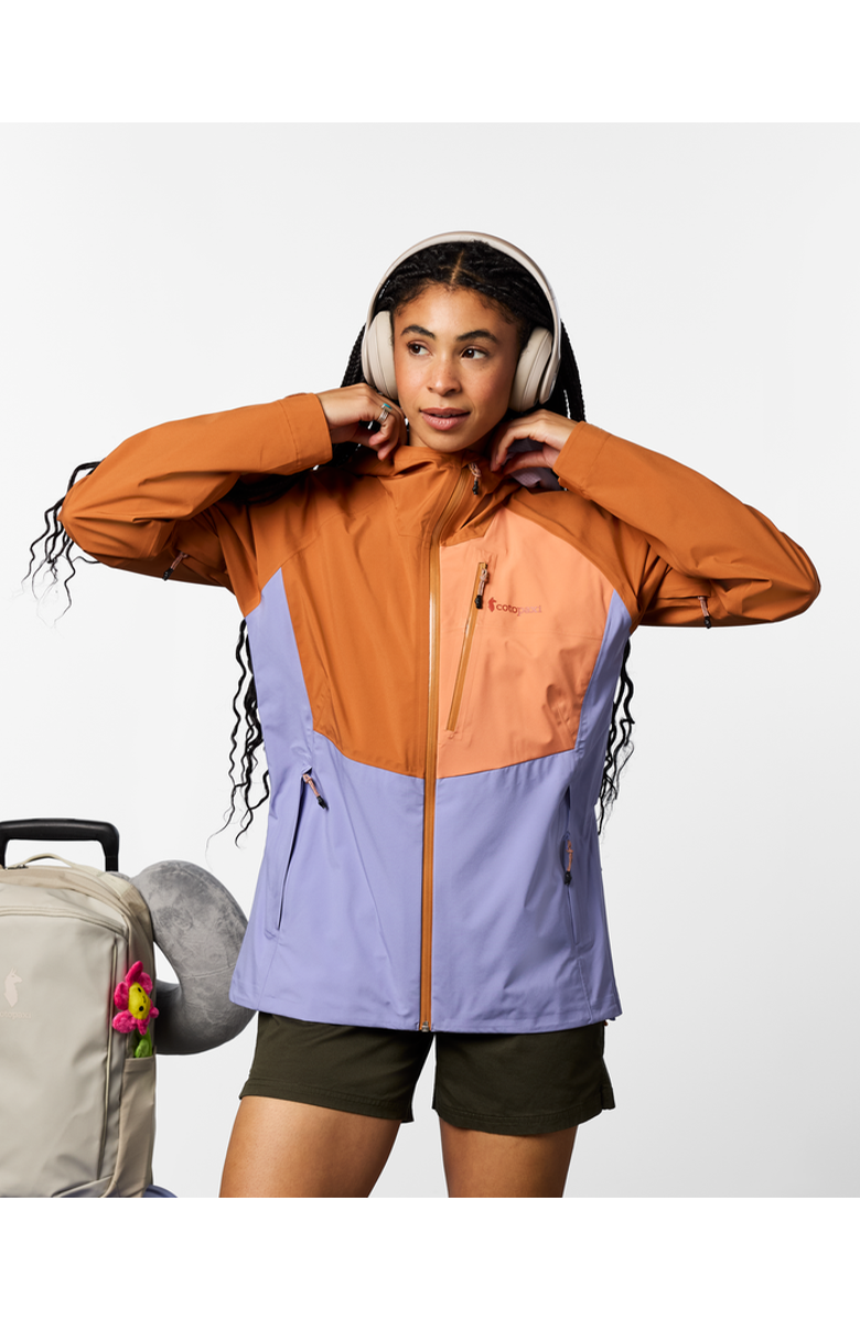 Cotopaxi Impermeo 3L Hooded Shell Jacket - Women's, Main, color, Whiskey And Aster