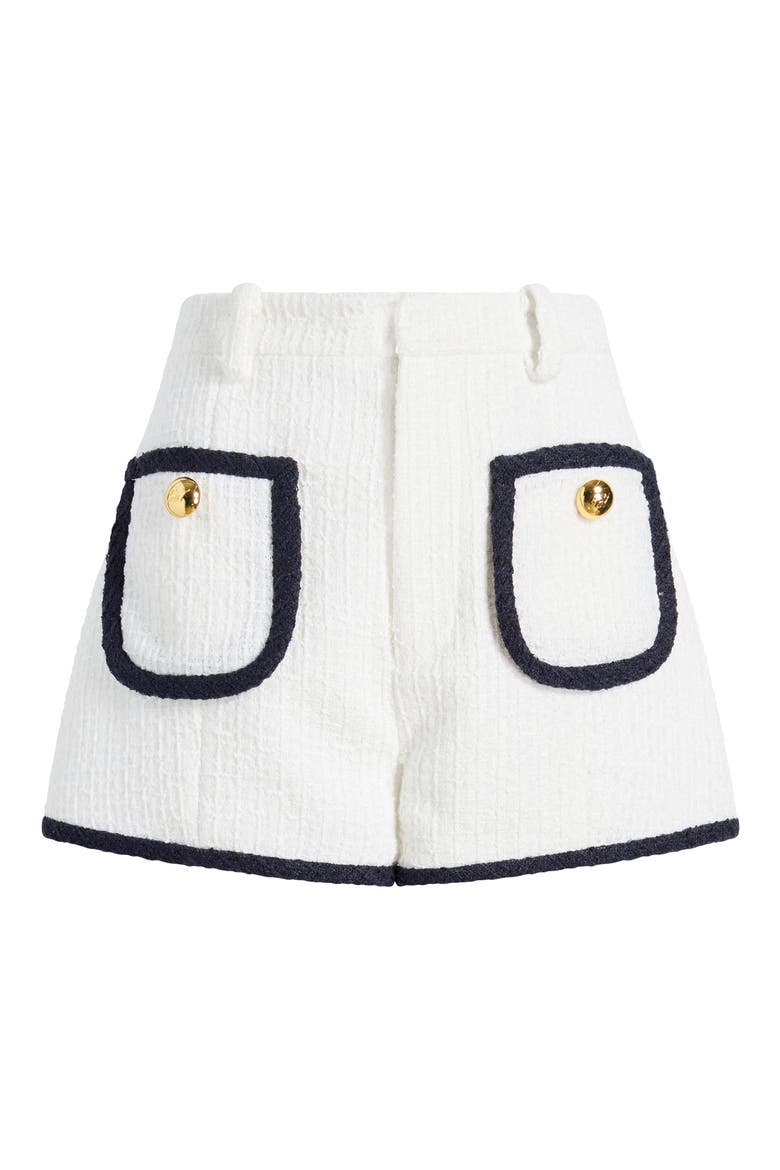 Contrast Auden Shorts, Alternate, color, WHITE/ NAVY