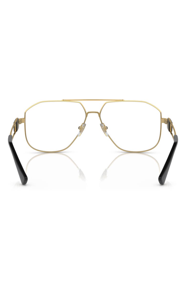 Versace 59mm Pilot Optical Glasses, Alternate, color, 