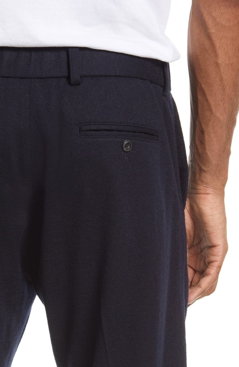 Vince Cozy Solid Wool Flat Front Dress Pants, Alternate, color, 