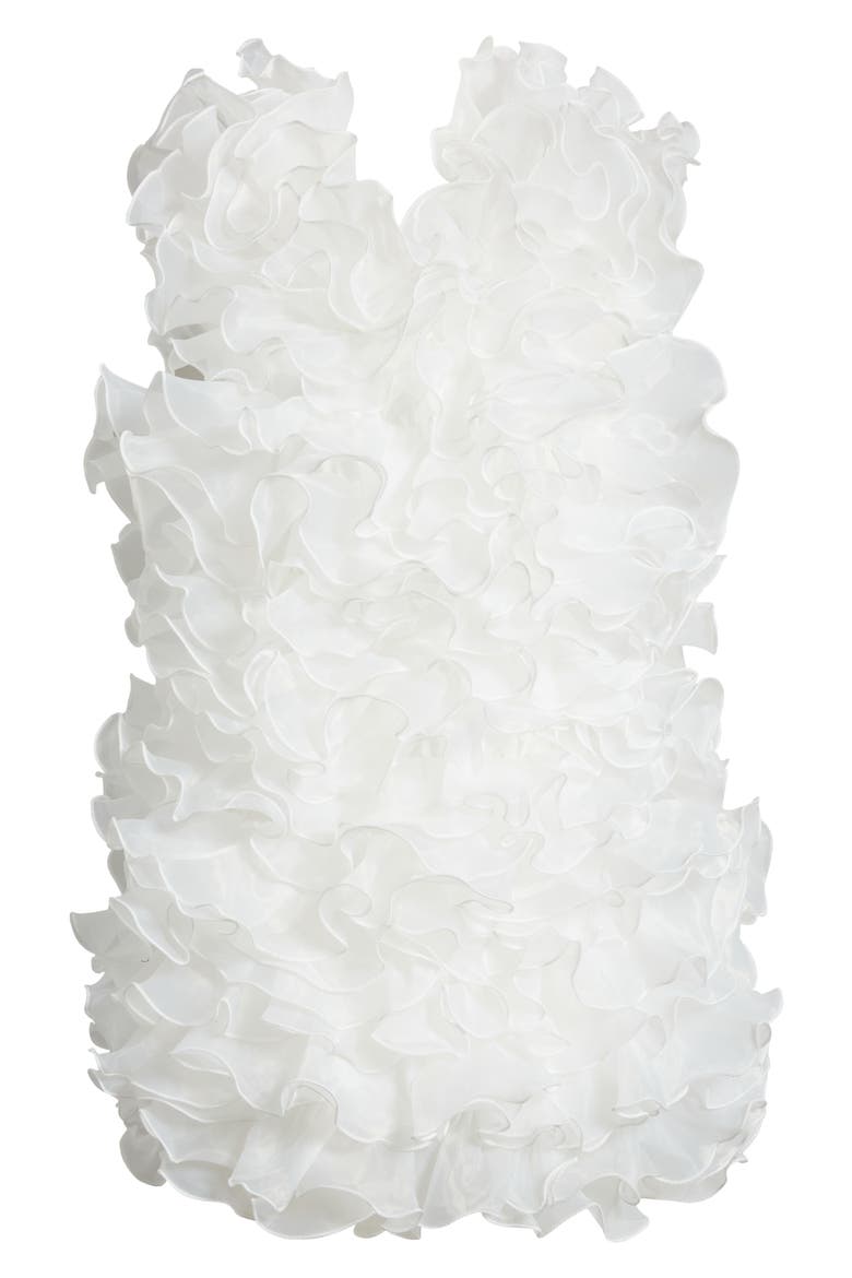 Tulle Backless Dress, Alternate, color, WHITE