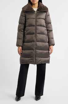 BCBG Missy Nylon Puffer Coat