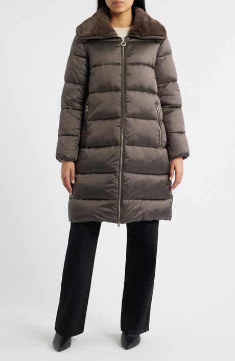 BCBG Missy Nylon Puffer Coat