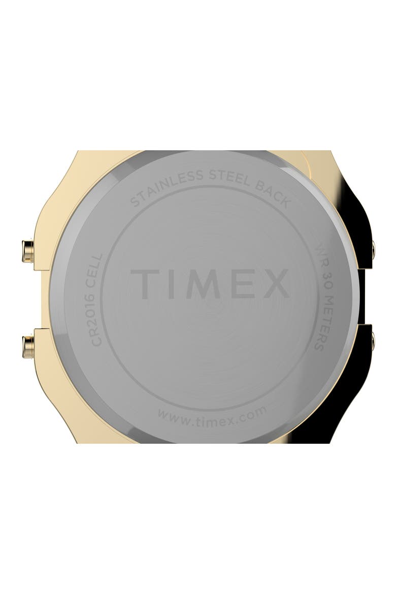 T80 Digital Resin Band Watch, 34mm, Alternate, color, GOLD/ GREY/ BLACK
