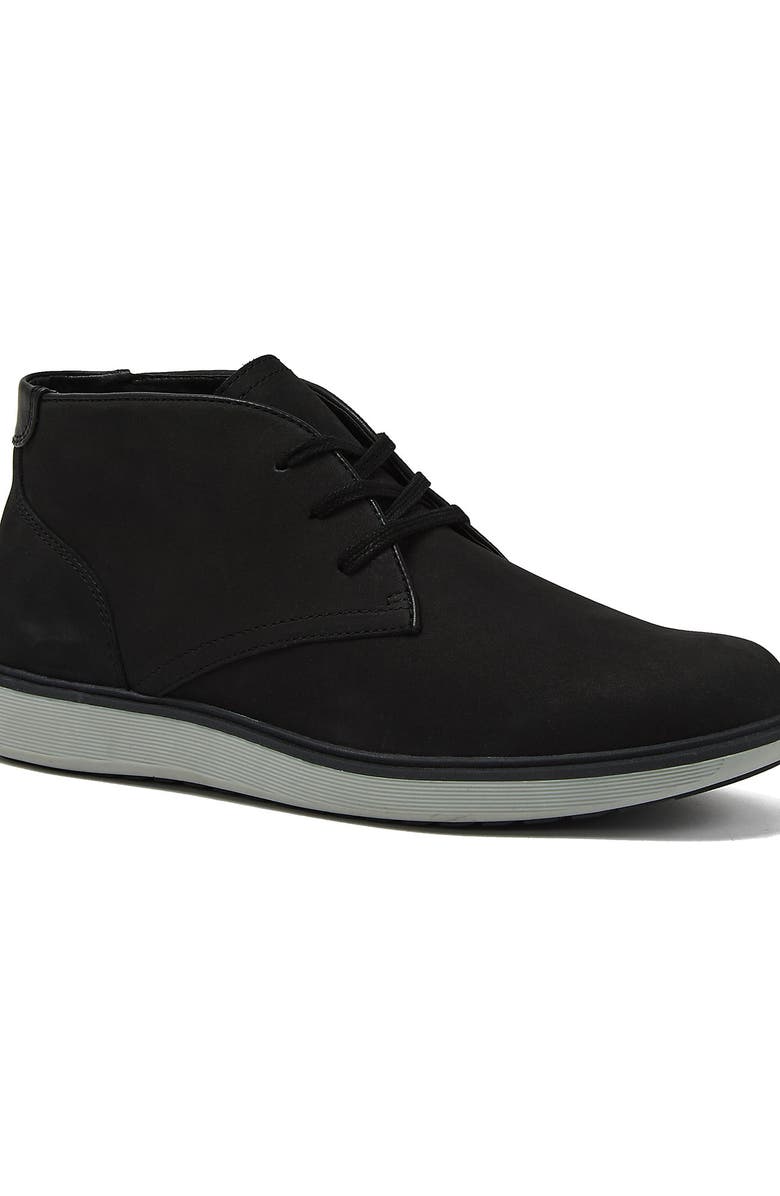Lands' End Nubuck Chukka Lace Up Boots, Main, color, Black
