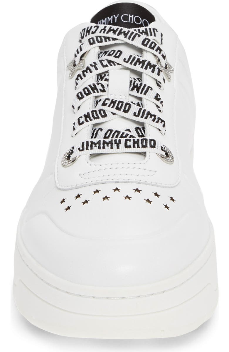 Jimmy Choo Hawaii Lace-Up Sneaker, Alternate, color,
