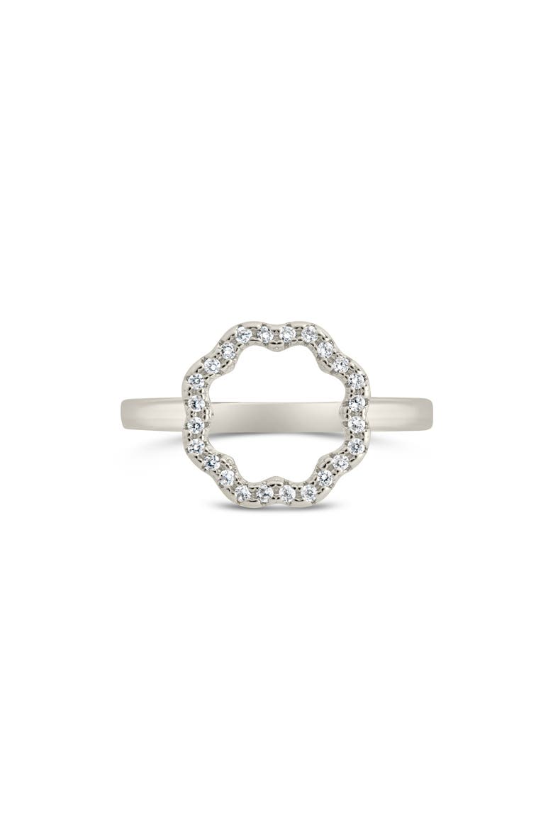 Marisole Cubic Zirconia Ring, Alternate, color, SILVER