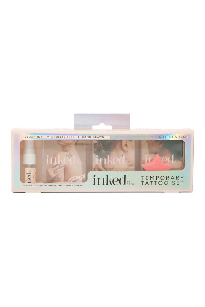 Deluxe Temporary Tattoo Gift Set, Alternate, color, MULTI