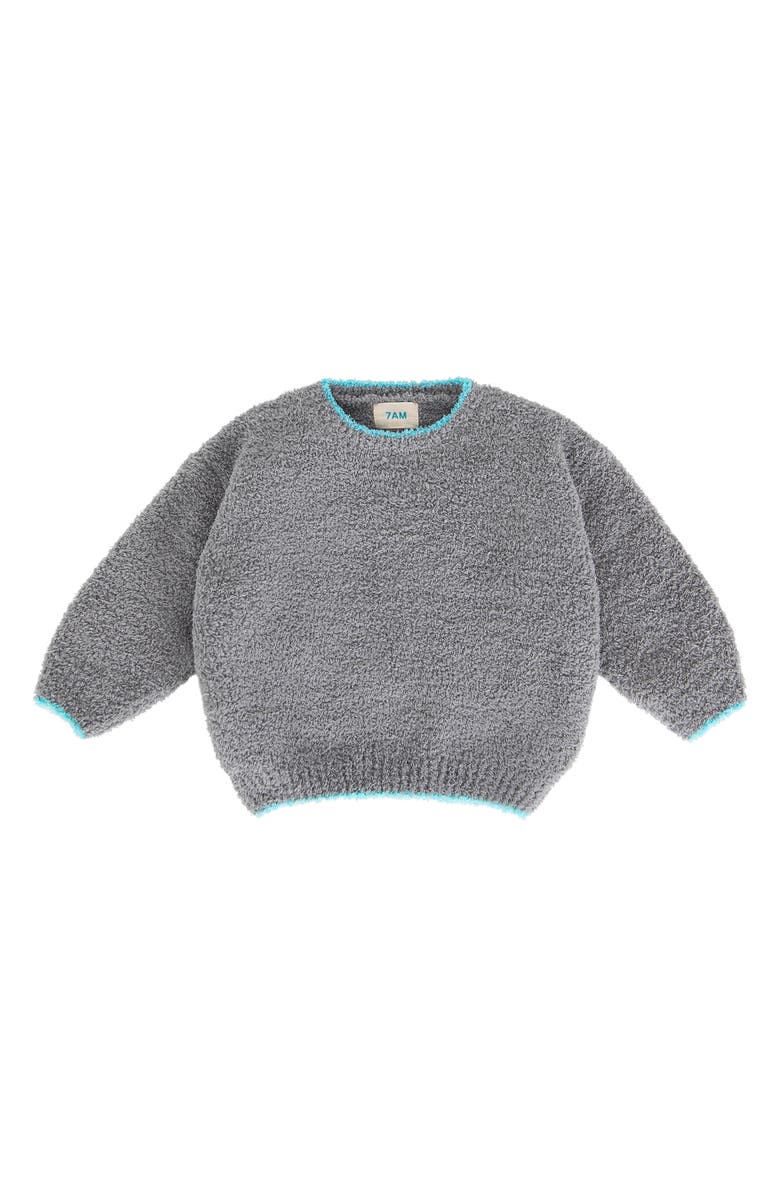 7 A.M. Enfant Fuzzy Recycled Polyester Sweater, Main, color, 