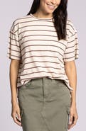 Thread & Supply Kay Oversize Linen Blend T-Shirt