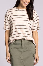 Thread & Supply Kay Oversize Linen Blend T-Shirt
