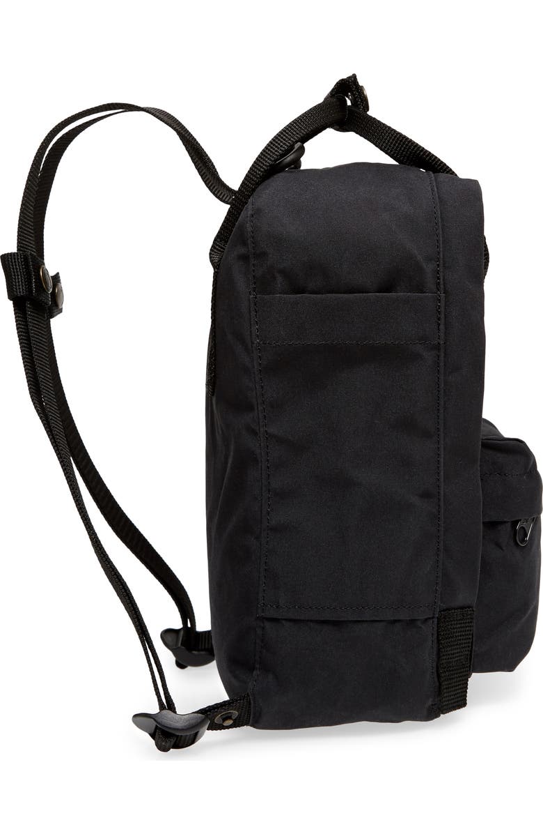 Fjällräven Mini Kånken Water Resistant Backpack, Alternate, color, Black