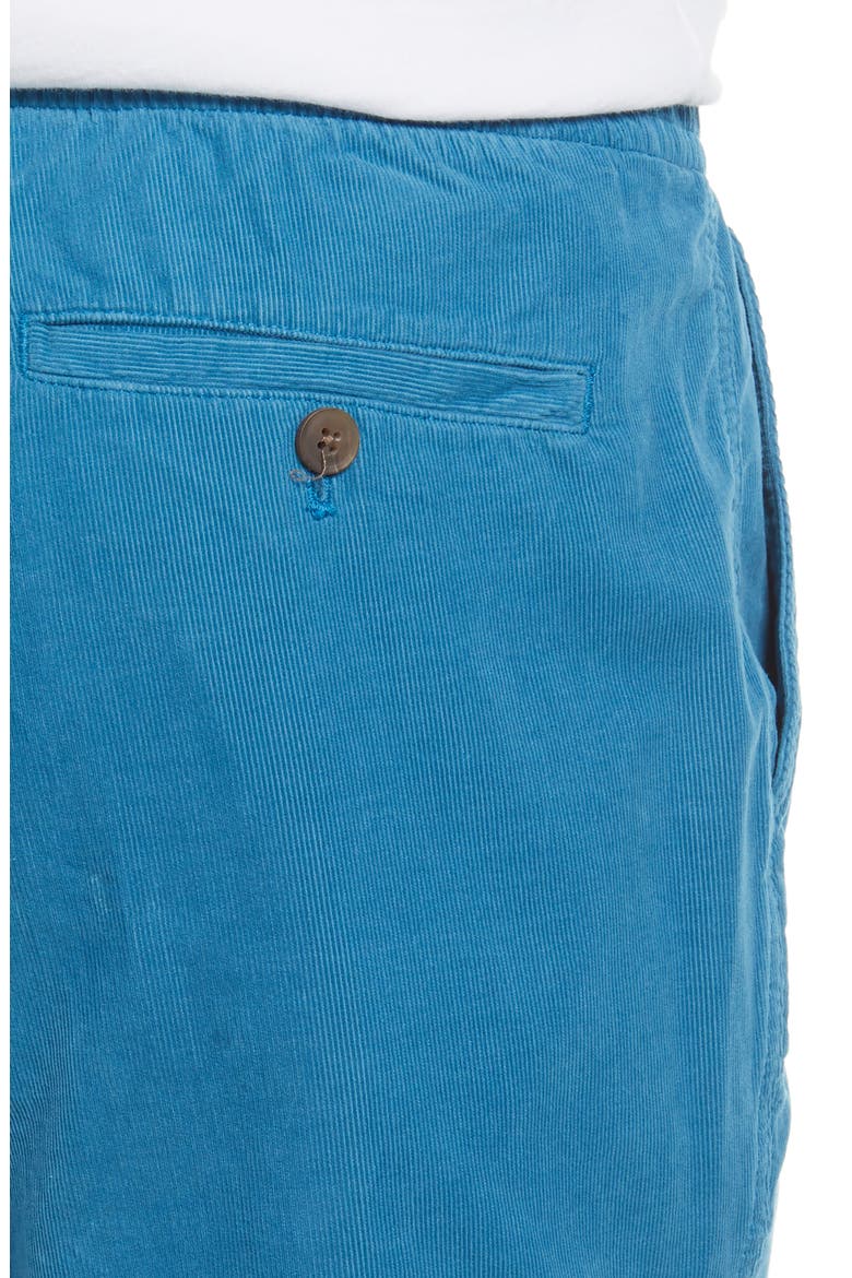 Drawstring Corduroy Club Shorts, Alternate, color, SODA LAKE