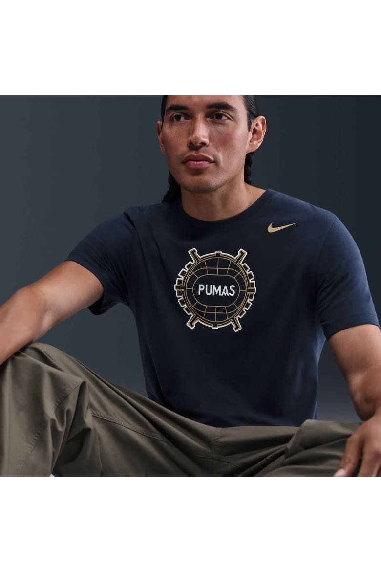 Men's Nike  Navy Pumas UNAM Estadio T-Shirt, Alternate, color, Navy