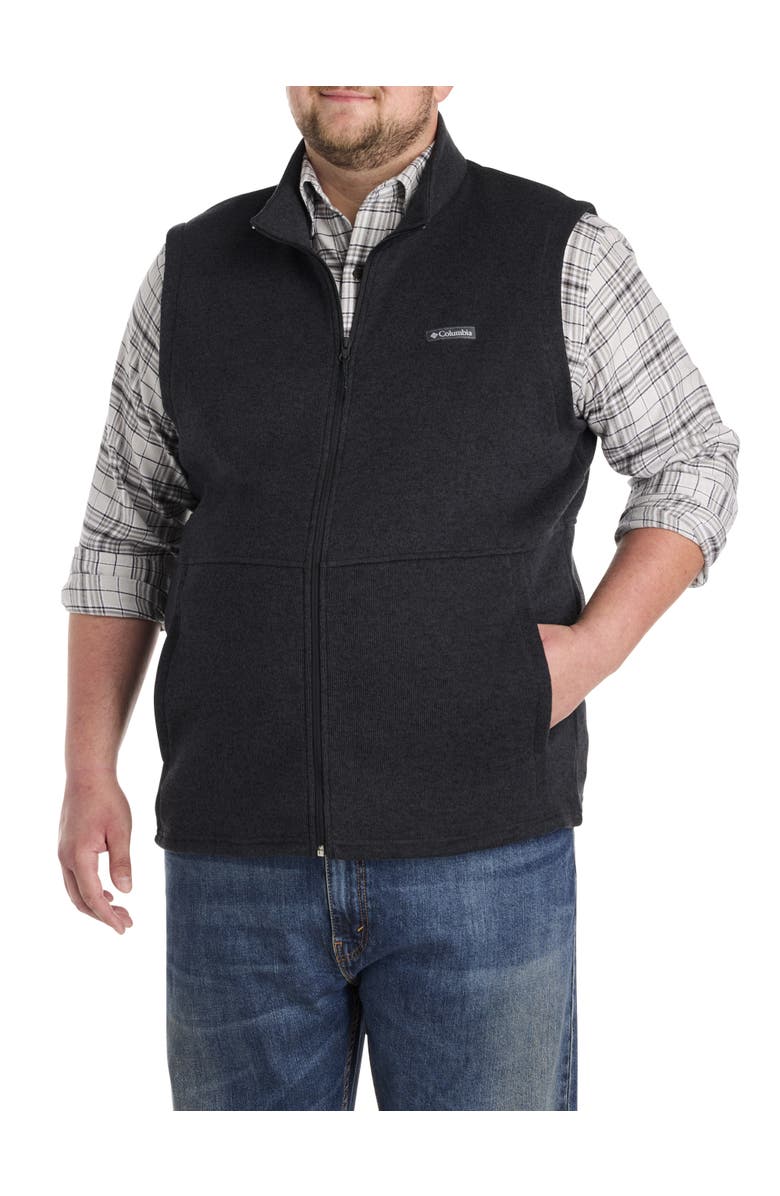 Columbia Big & Tall Alto Pass Vest, Alternate, color, Black Heather